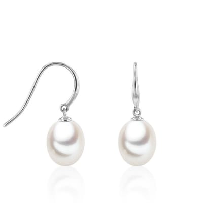 Luna-Pearls - 315.0431 - Oorhaken - 925/-Zilver met Tahiti gekweekte parel