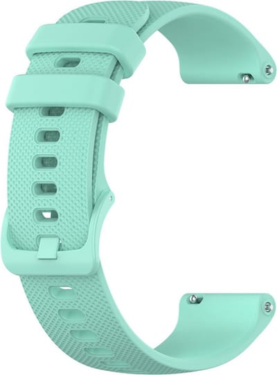 Siliconen bandje - geschikt voor Amazfit GTS / GTS 2(E) / GTS 2 Mini / GTS 3 / 4 (Mini) / Bip (S) / Bip U (Pro) / Bip Lite / Bip 3 (Pro) / GTR 42 mm / Pop (Pro) / Active (2) - mintgroen