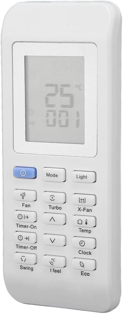 Golden crown - Originele Airconditioner Afstandsbediening - Universele Vervanging - Perfecte oplossing - Geschikt voor diverse modellen - Handig in ge