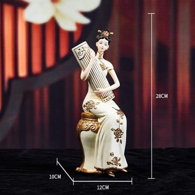 Ornements Premium Haut de Gamme pour Dames Personnages Anciens Nouveau Style Chinois Décorations Artistiques Décoration Vintage Salon Entrée