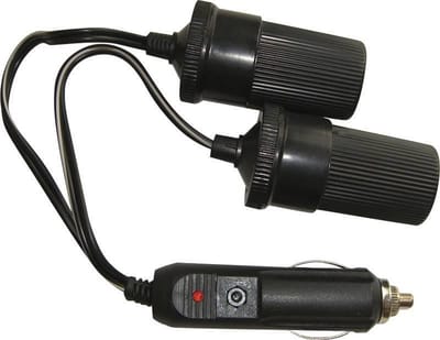 HP Autozubehör 28106 2-voudige verdeler Stroombelasting (max.): 10 A Geschikt voor 12 V sigarettenaansteker