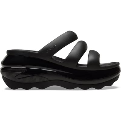 Crocs Mega Crush Triple Strap Slippers Zwart EU 41-42 Man,Vrouw