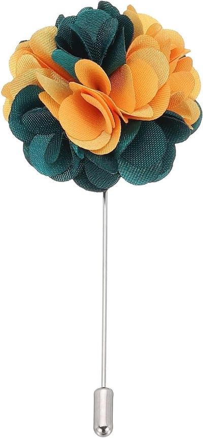 Bloemen Boutonnière Speld - Revers Speld Bloem - Feestelijke Outfit - Realistisch Bloem Design - 4 x 8 cm