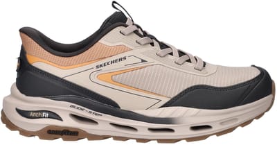 Skechers ARCH FIT ORVAN ULTRA - TALON Heren Instappers - Taupe / Zwart
