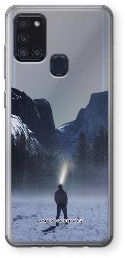 Case Company® - Hoesje geschikt voor Samsung Galaxy A21s hoesje - Wanderlust - Soft Cover Telefoonhoesje - Bescherming aan alle Kanten en Schermrand