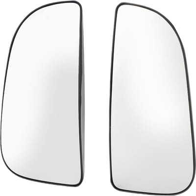 Verre de rétroviseur inférieur 68067731AA Haute clarté Sécurité améliorée Convexe Verre de rétroviseur inférieur pour remorquage de remplacement pour 1500 2500 white