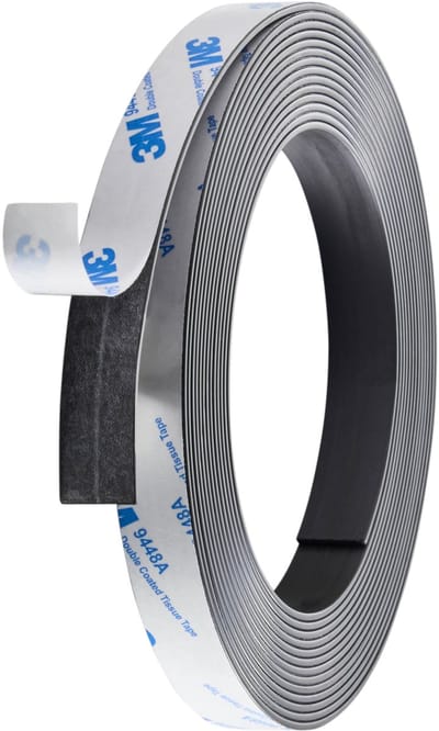 15mm - Zelfklevende Magnetische Tape / Premium Magneetband - 1mm dik - Rol van 5 Meter