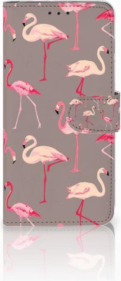 Samsung Galaxy S10 Plus Telefoonhoesje met Pasjes Flamingo