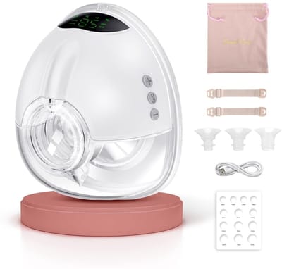 Handsfree Elektrische Borstkolf – Draagbare Borstpomp Draadloos & Stil – Dubbele Lekvrije Borstschilden – USB Oplaadbaar – BPA Vrij – Voor Moeders Thuis & Onderweg