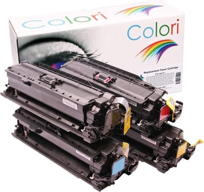Set 4x Colori huismerk toner geschikt voor HP Laserjet Enterprise 500 color M551 M551dn M551n M551xh M570 M570dn M570dw M575 M575c M575dn M575f MFP HP 507X 507A CE400X CE401A CE402A CE403A