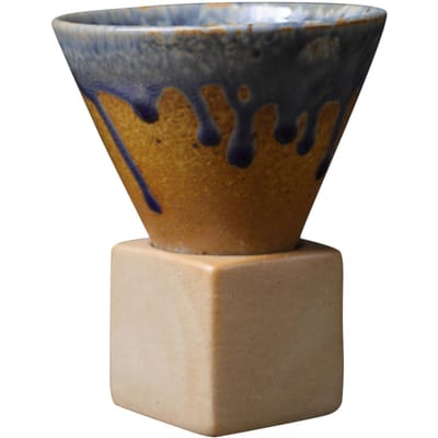 200ml Japanse Aardewerk Mok Koffiemok Latte Kop met Onderzetter Keramische Mok brown