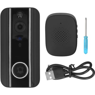Draadloze Video Deurbel Camera Wifi Lange Standby Infrarood Nachtzicht 2-Weg Gesprek Bewegingsdetectie