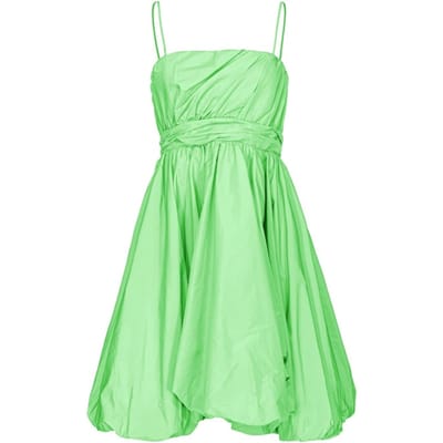 PINKO Apprendista Abito Taffeta Vibrant Green Maat: 38 | Mini Jurken Outlet | Dames | Groen