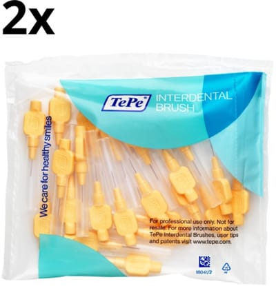 TePe Ragers EXTRA SOFT - Lichtoranje - 2 x 25 stuks - Voordeelverpakking