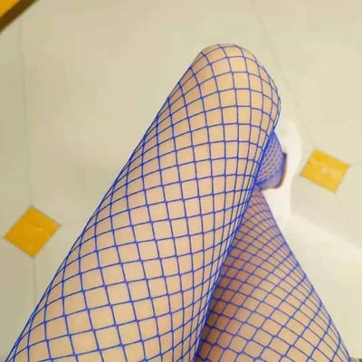 Dames Sexy Visnet Candy Kleur Elasticiteit Panty Meisjes Hoge Elastische Mesh Nylon Body Erotische Kousen Vrouwen Uitgesneden Panty One Size gray