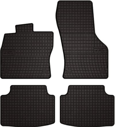 Wielganizator SolidPRO - Auto Rubbermatten - Volkswagen Passat B8 - Zwart - Op maat gemaakt