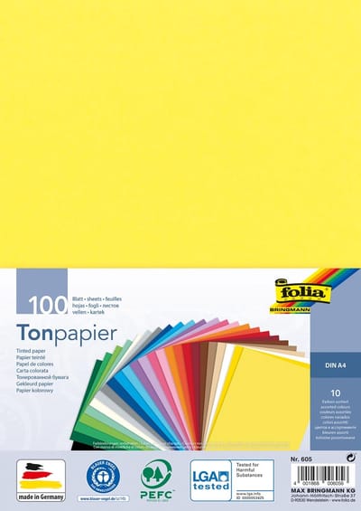 Folia gekleurd tekenpapier