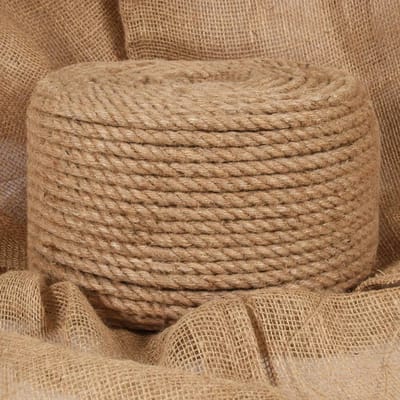 Jute Touw - 10mm Dikte - 100 Meter - Natuurlijk & Duurzaam - Sterk Tuintouw voor Decoratie, DIY en Tuinieren - Biologisch Afbreekbaar