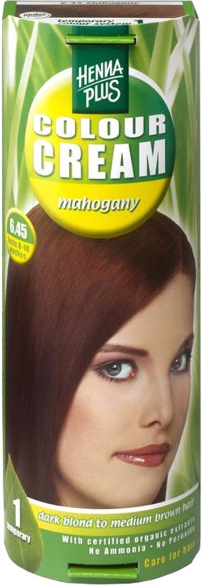 Hennaplus Kleurcrème 6.45 Mahonie - Haarverf
