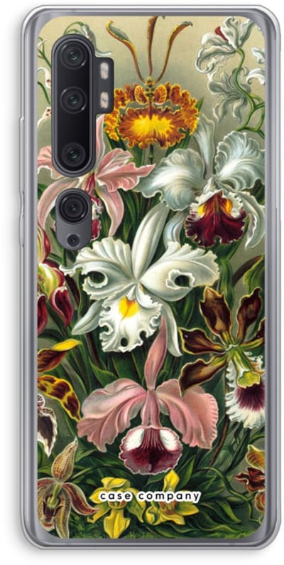 Case Company® - Hoesje geschikt voor Xiaomi Mi Note 10 Pro hoesje - Haeckel Orchidae - Soft Cover Telefoonhoesje - Bescherming aan alle Kanten en Schermrand