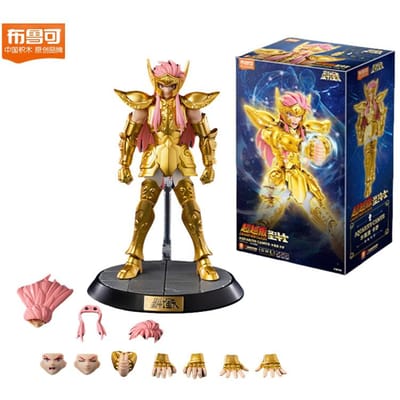 Figurine d'Action Originale BLOKEES Saint Seiya Sagittaire Seiya Pégase Aiolos Tenma Pégase Jouets Figurines à Assembler Jouets Cadeau