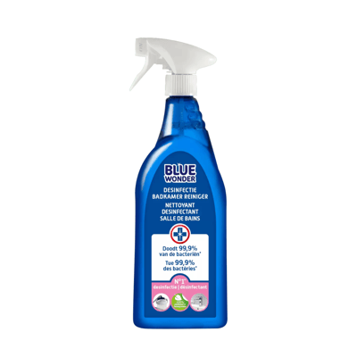 Blue Wonder - Desinfectie Reiniger - Badkamer - Krachtige Hygiëne - 750ml - 1 stuk