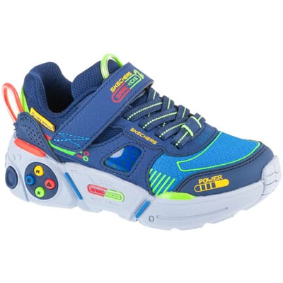 Skechers Game Kicks: Gametronix 2.0 Klittenband Laag - Sneakers - Unisex - Blauw