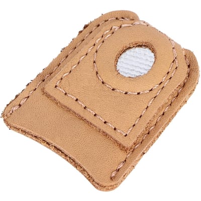 Naaivingerhoes Breien Vingerhoed Leer Vingertopbeschermer BorduurbenodigdhedenMedium S beige