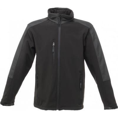 Regatta Heren Hydroforce 3-laags Membraan Waterdichte Ademende Softshell-jassen (Zwart)