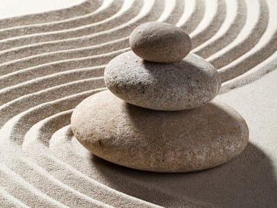 Fotobehang - Zen tuin.
