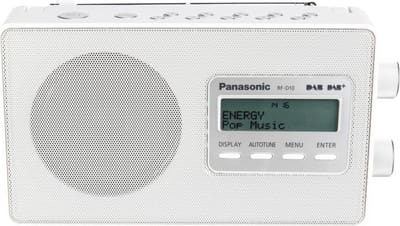 Panasonic -RF-D10EG - DAB/DAB+/FM - Mono - Wit