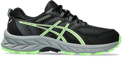 Asics Pre Venture 9 - Zwart/Groen - Trailschoenen - Kinderen
