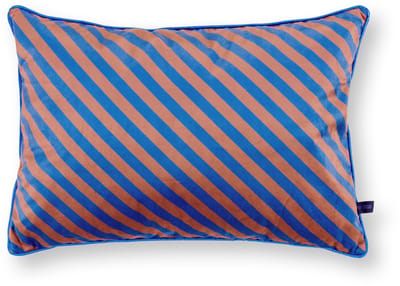 Pip Studio Sierkussen Block Stripes - Kussen voor de Woonkamer - Blauw - 35x50cm