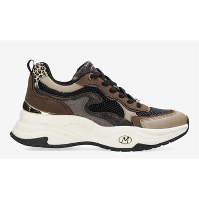 Mexx Sneaker Palma Ora Taupe/black Dames - Maat 37