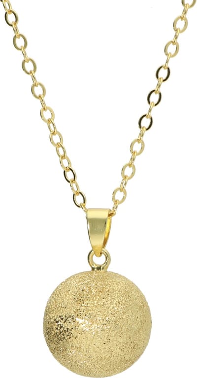 La Rosa Princesa Bola Zwangerschapsketting Brossé Verguld - Gold plated