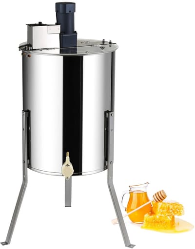 Novari - Elektrische honingextractor - Honingslinger - Honing extractor - Krachtige 140W motor - Instelbare draaisnelheid - RVS