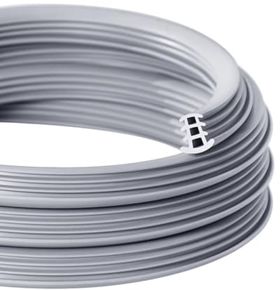 Flexibele EPDM rubberstrip voor betonscheurreparatie - 3 meter lang voor opritten en trottoirs