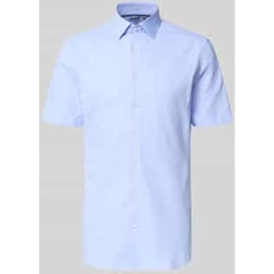 slim fit zakelijk hemd met kentkraag