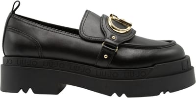 Liu Jo Love 41 Moccasins Calf Leather Dames - Zwart - Maat 36