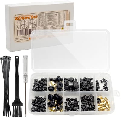 166-delige PC Schroevenset | Schroeven voor Moederbord, HDD, SSD & Ventilator