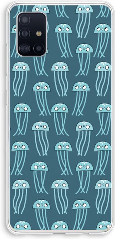 Case Company® - Hoesje geschikt voor Samsung Galaxy A51 4G hoesje - Kwallie - Soft Cover Telefoonhoesje - Bescherming aan alle Kanten en Schermrand