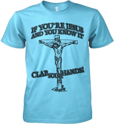 Hybris If You're Jesus – Klap in je handen! Skyblue