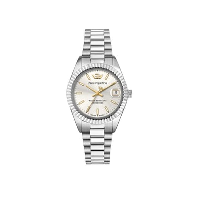 PHILIP WATCH - R8253597651 - CARIBE URBAN - ZILVER/ZILVER - 28 MM - SWISS MADE - DAMES - HORLOGE