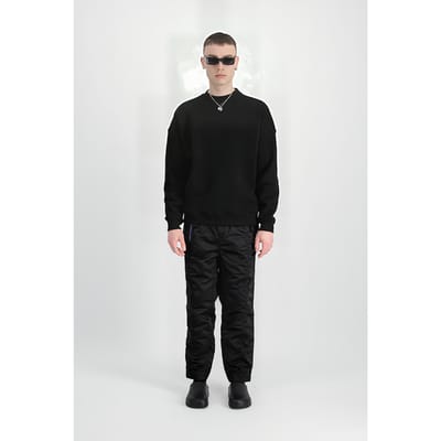 Alpha Industries Crewneck Uv Black Maat: S | Sweaters Outlet | Heren | Zwart