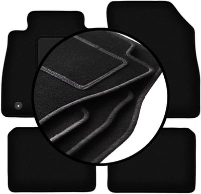 Complete set veloursmatten voor: Nissan Micra K14 hatchback (2017-)