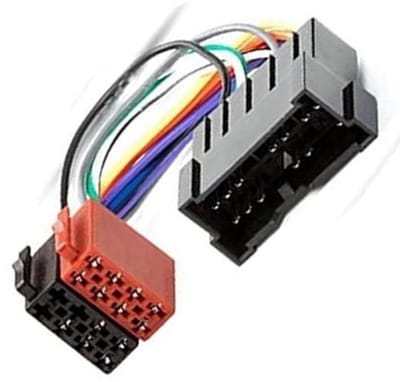 Radio Adapter Kabel - Auto Connector - Audio Installatie - Naadloze Geluidsverbinding - 1 x 1 x 1 cm - Zwart