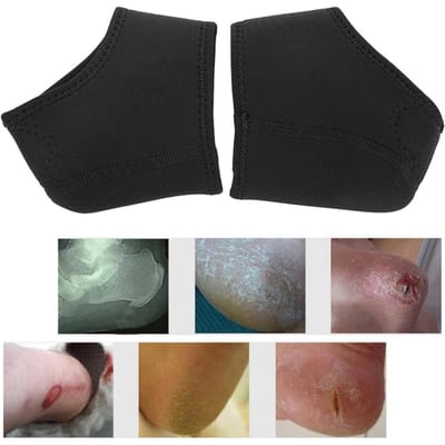 1 Paar Plantar Fasciitis Voetpijn Verlichting Sleeve Wrap Enkelverzorging Ondersteuning Hielbeschermende Sokken gray