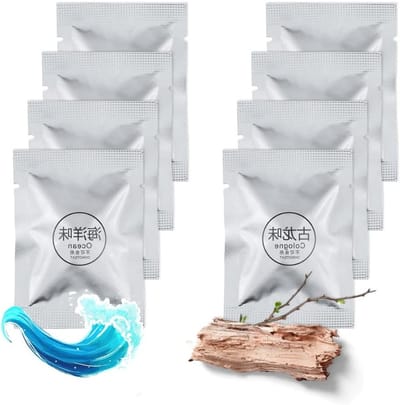 Aromatherapie Tablets voor Auto, 8 Stuks Luchtverfrisser Navullingen met Zee- en Cologne Geuren, Ideaal voor Auto Diffuser en Frisse Lucht
