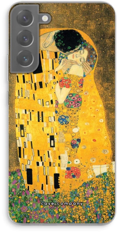 Case Company® - Hoesje geschikt voor Samsung Galaxy S22 Plus hoesje - Der Kuss - Soft Cover Telefoonhoesje - Bescherming aan alle Kanten en Schermrand