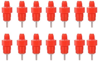 Dailygoods- Drinkwaternippels Automatisch Systeem - 100 Stuks - Pluimvee - Roestvrij Staal - Eenvoudige Installatie - Duurzame Constructie - Kippenwaternippels